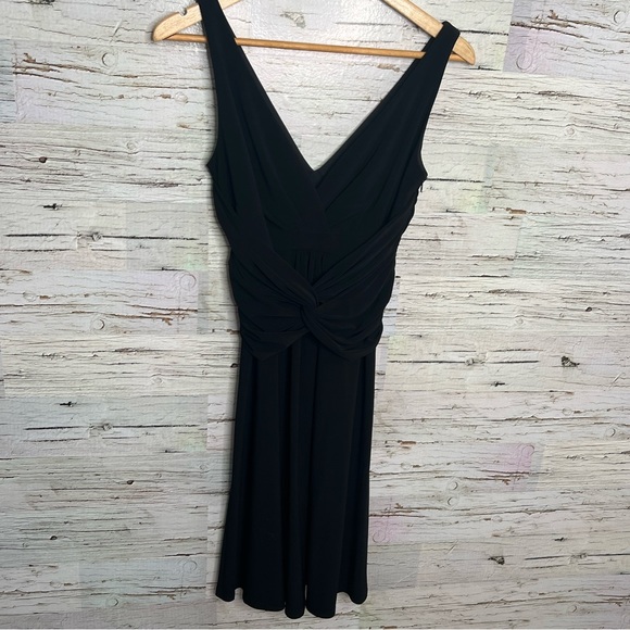 Joseph ribkoff black dress size 4 swing - Picture 1 of 8